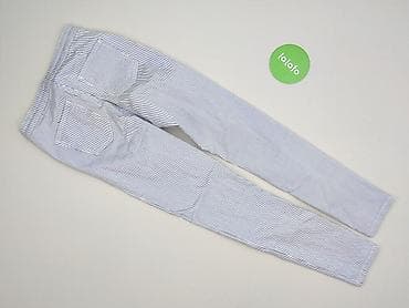 skiny spodnie: Skinny, Spodnie materiałowe damskie, rozmiar S — 3