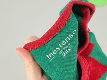 haftowane jeansy: Body, Inextenso, 1.5-2 lat, 86-92 cm, stan - Bardzo dobry — 4