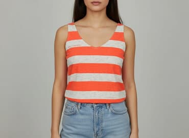 koszula wiya w paski: Top damski, rozmiar S — 8