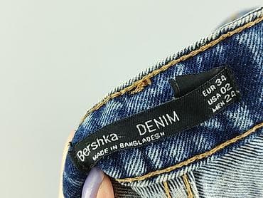 bershka biale jeansy: Bershka, Jeansy damskie, rozmiar 2XS — 4