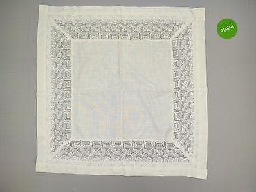 baletki domowe: Obrus 80 x 78, kolor - Biały, stan - Bardzo dobry — 3