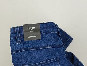 visone jaki to kolor rajstop: Spodnie jeansowe, Reserved, 13 lat, 158, stan - Idealny — 7