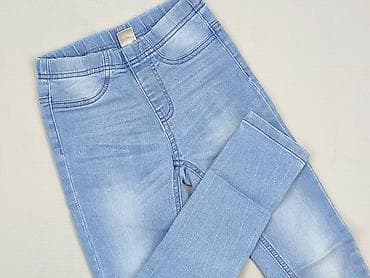 podkoszulek fox: Spodnie jeansowe, F&F, 8 lat, 122/128, stan - Idealny — 1