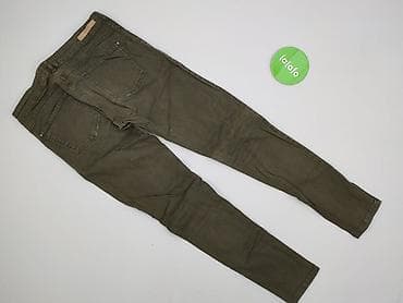 pull and bear ogrodniczki: Bershka, Spodnie materiałowe damskie, rozmiar S — 3