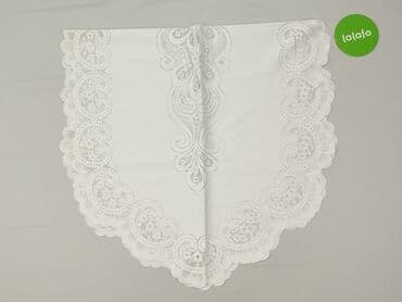 narzuta na łóżko: Obrus 60 x 110, kolor - Biały, stan - Bardzo dobry — 2