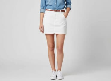 spódnica z eko skóry reserved: Spódnica damska, rozmiar XS — 8