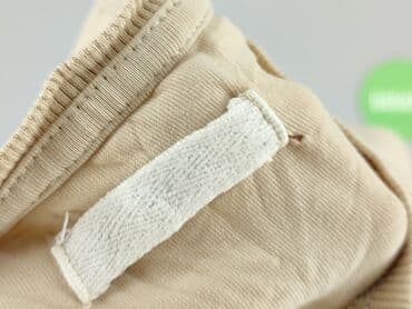 beżowe t shirty: Used, T-shirt damski, rozmiar S — 5