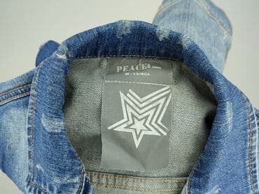 kurtka jeansowa patchwork: DENIM JEANS, Kurtka jeansowa damska, rozmiar S — 4
