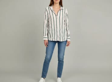 koszula w paski bershka: KappAhl, Koszula damska, rozmiar S — 7