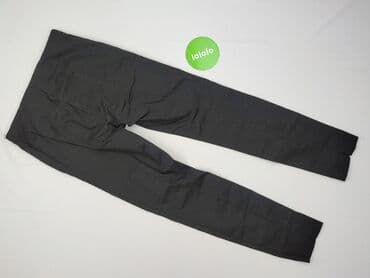 długie spodnie damskie dla wysokich: H&M, Spodnie materiałowe damskie, rozmiar L — 3