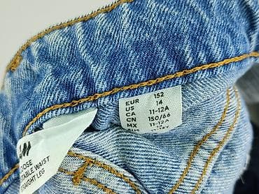 bluzki hm: Spodnie jeansowe, H&M, 12 lat, 152, stan - Dobry — 4