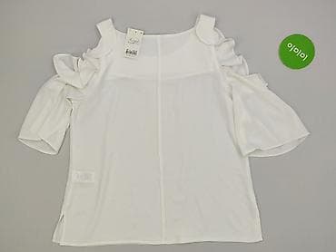 bluza biala: Peacocks, Bluzka damska, rozmiar XL — 3