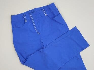 jeansy plus size wysoki stan: Spodnie damskie, S — 1