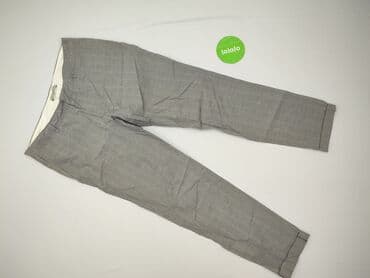 bordowe woskowane spodnie: Drykorn, Spodnie materiałowe damskie, M — 2