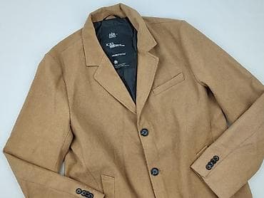 sweter vila: Męski płaszcz House System – kolor karmelowy/camel, rozmiar XXL. - — 1