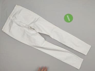 biale szerokie jeansy: DENIM JEANS, Jeansy damskie, rozmiar M — 3