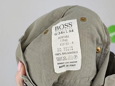 alcott pants: Spodnie męskie BOSS HUGO BOSS – model Montana - Rozmiar: W34 x L34 - — 5