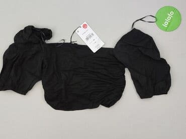 bluzka z bufiastymi rekawami: Sinsay, Top damski, rozmiar M — 3