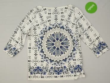 biała bluzka dekolt w łódkę: Blue, Bluzka damska, rozmiar M — 3