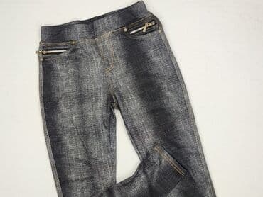 srebrne legginsy damskie: Legginsy Eleganckie damskie, rozmiar S — 1