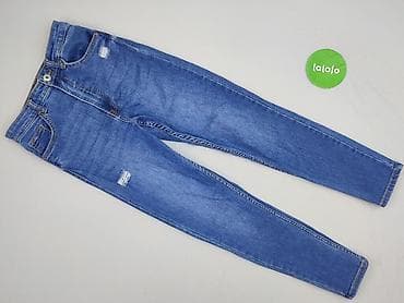 wysoki stan: Bershka, Jeansy damskie, rozmiar S — 2