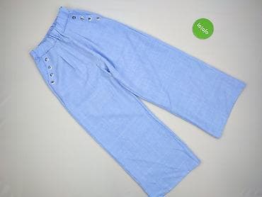 wide leg: Spodnie materiałowe damskie, rozmiar S — 2