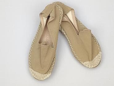 bape klapki: Męskie espadryle w kolorze beżowym, rozmiar 40. - Cholewka — 1