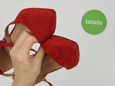 czerwone buty na koturnie ccc: Półbuty damskie, rozmiar 36 — 7