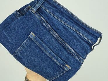 hm krótkie spodenki dzins low waist: H&M, Szorty damskie, rozmiar M — 6