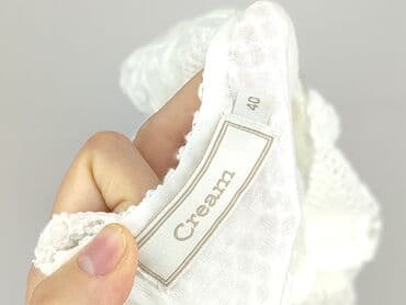 białe gladka bluzki: Cream, Bluzka damska, rozmiar L — 4
