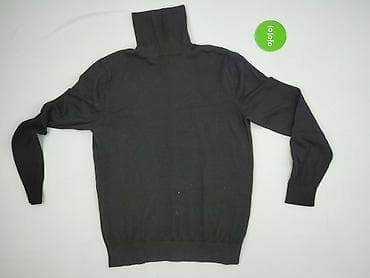 czerwona bluza pull: H&M, Golf dla mężczyzn, rozmiar L — 2
