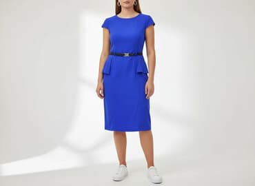 kobaltowa sukienka mohito: Sukienka damska, rozmiar XL — 7