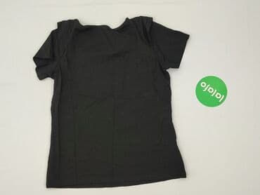 czarne t shirty damskie w serek: Reserved, T-shirt damski, rozmiar M — 3