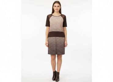 beżowa sukienki midi na wesele: Sukienka damska, rozmiar M — 5