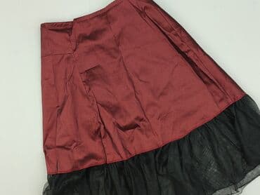 satynowe spódnice z rozcięciem: Women`s skirt, size S — 1