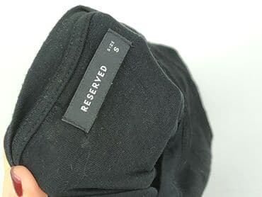 czarne bluzki dekolt v: Reserved, Bluzka damska, rozmiar S — 6