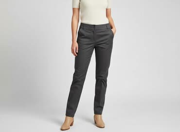 angelo litrico spodnie: Spodnie materiałowe damskie, rozmiar M — 5