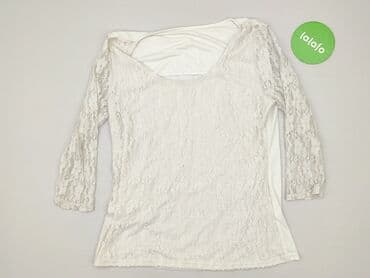 biale bluzki z gipiurą: Bluzka damska, rozmiar 2XL — 2
