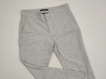 Zara, Material trousers for women, size M (EU 38)