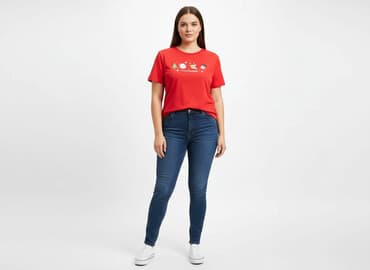 sukienki na boże narodzenie: Shein, T-shirt damski, rozmiar XL — 1