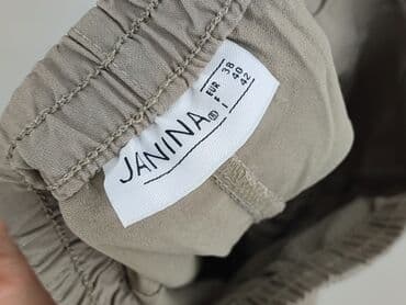 legginsy woskowane wysoki stan: Janina, Material trousers for women, M — 4