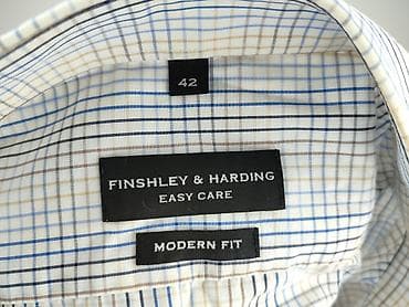 włoski: FINSHLEY & HARDING, Koszulа dla mężczyzn, rozmiar M — 4
