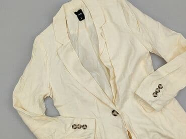 klapki kremowe: Sinsay, Marynarka damska, rozmiar S — 1