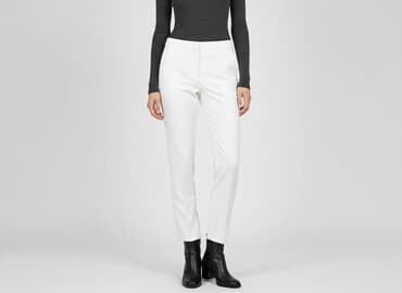 łaty na spodnie do prasowania: Spodnie materiałowe damskie, rozmiar S — 1