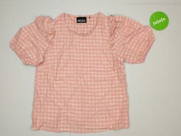 bluzki w pepitke: Pieces, Bluzka damska, rozmiar L — 2