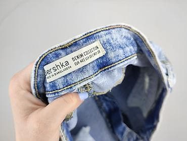jeansy straight pull and bear: Bershka, Jeansy damskie, rozmiar M — 4