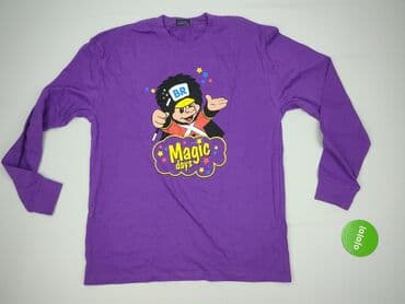 koszulka basic oversize: Bluzka dla mężczyzn, L — 3