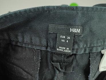 chinosy hm: H&M, Spodnie materiałowe damskie, rozmiar S — 4