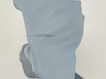 joggery basic damskie: Damskie spodnie sportowe/joggery w kolorze jasnoszarym (chłodny — 5