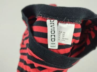 koszulka z długim rękawem w paski: H&M Divided, Bluzka damska, rozmiar XS — 4